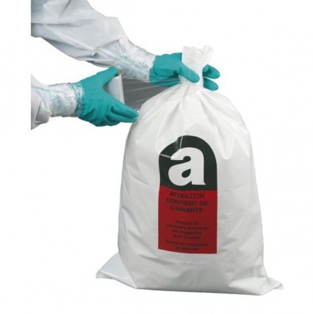 Recharge sac déchets amiante